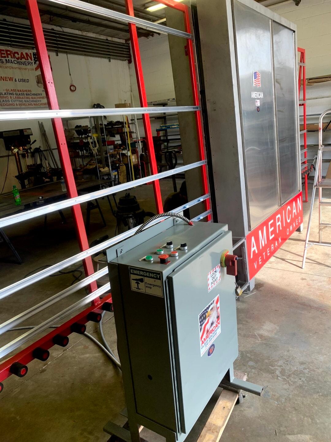 American #VGW72-4-2, 72" vertical glass washer - Image 4