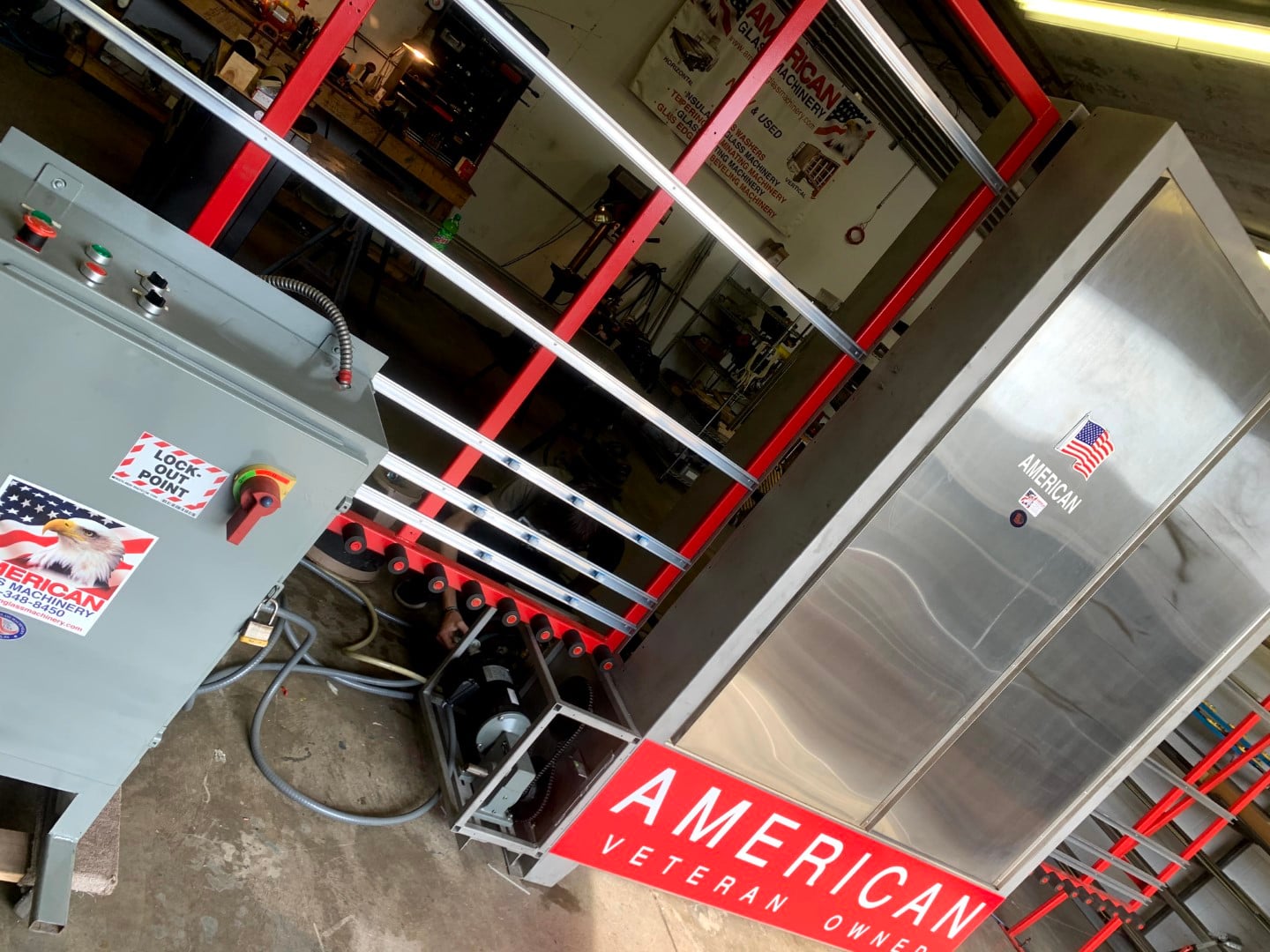 American #VGW72-4-2, 72" vertical glass washer - Image 5