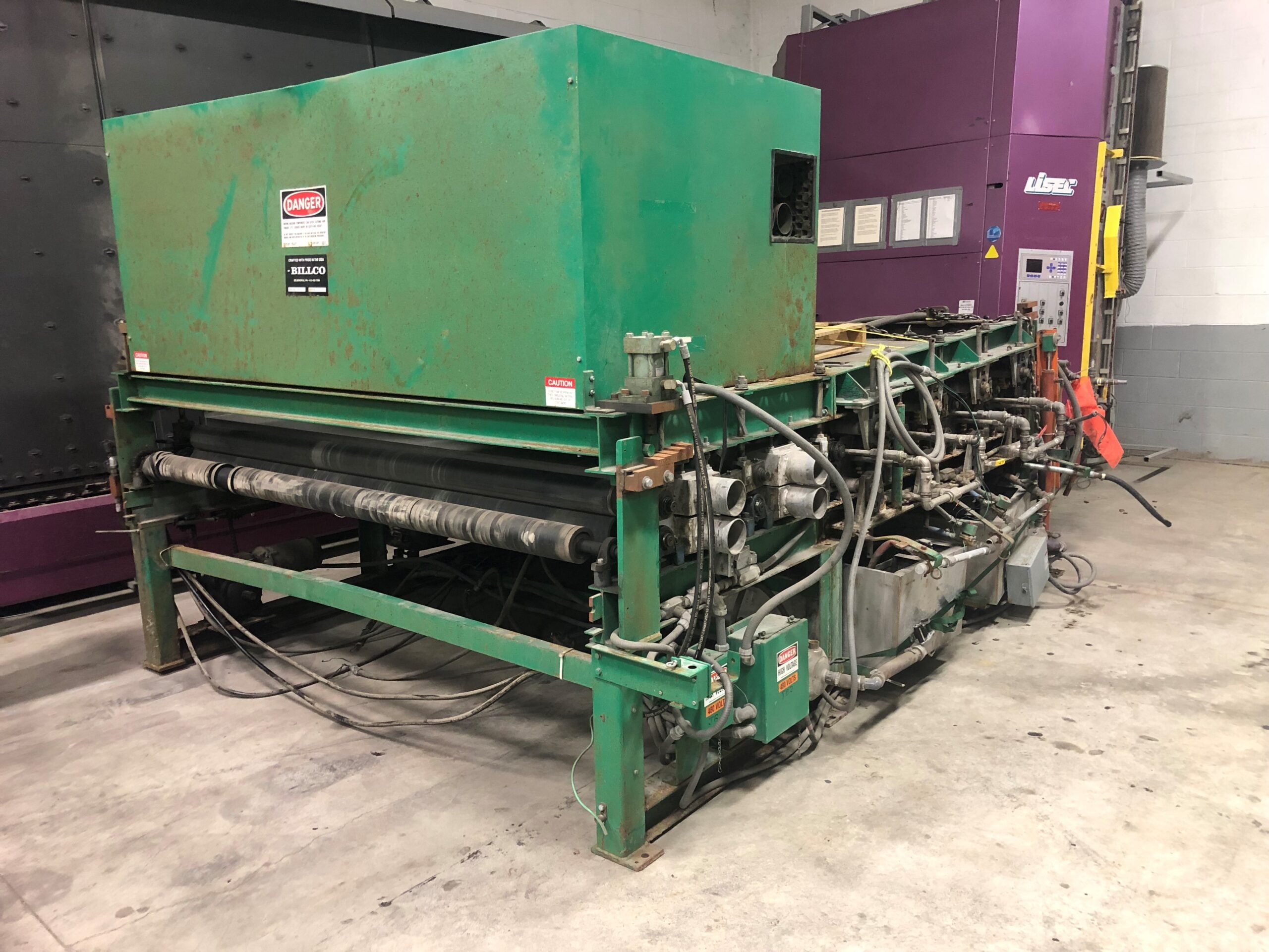 Billco, 84" 8 brush horizontal glass washer (3 available) - Image 1