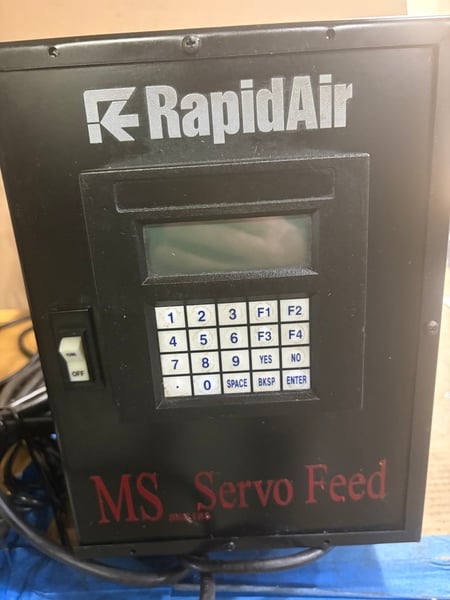 4" x .04" Rapid-Air #MS4, Press Feeder, .001"-999.99" feed length, job memory, edge guides, mounting bracket - Image 4