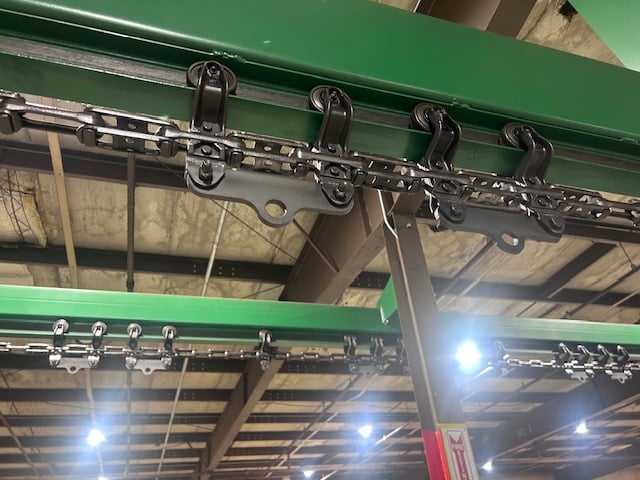 Global Finishing Solutions, powder coat oven line, IR pre-heat oven, gas-fired convection cure oven, 500&deg;F - Image 6