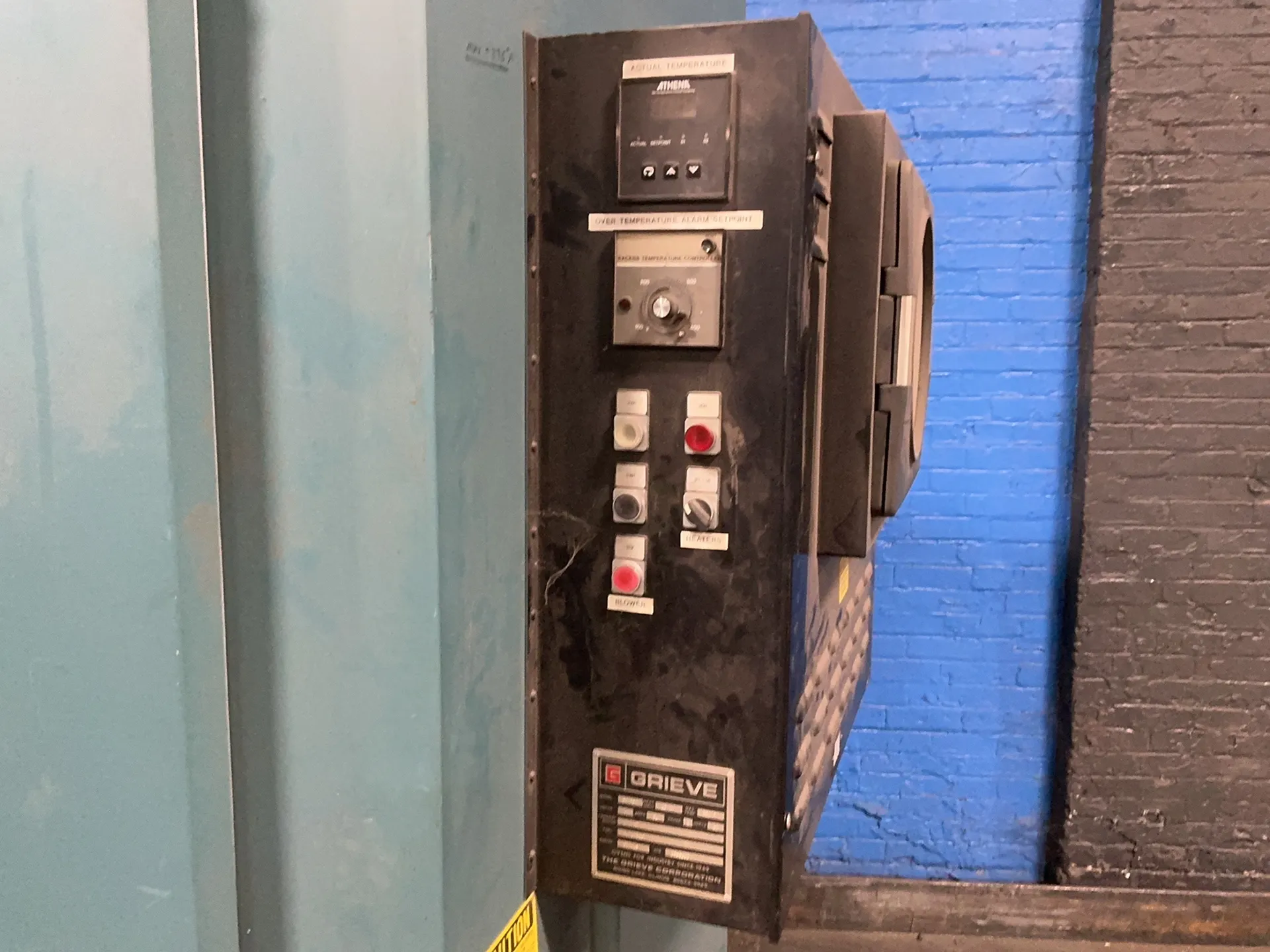32" x 68" x 66" chamber, Grieve #SC-350, electric oven, 350°F, 12 KW, 34 A, Grieve charting system, 230 V. - Image 6