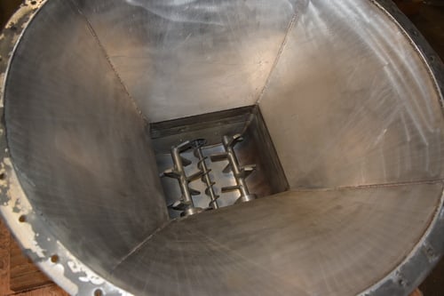 Acrison #BDF-1, Stainless Steel Volumetric Feeder, dissimilar speed auger, 32" top fill inlet, 35" lid - Image 5