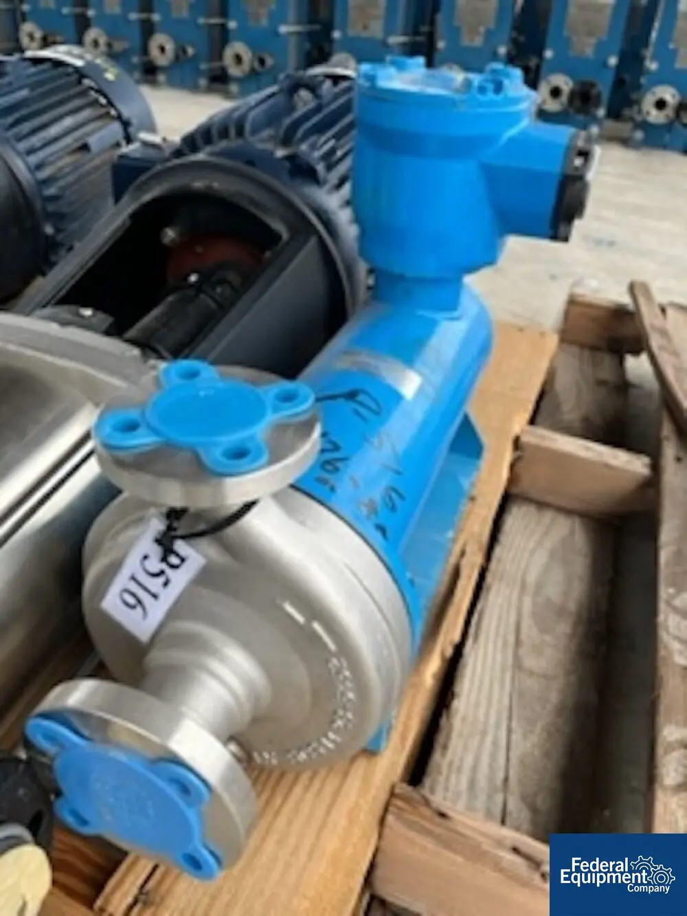 33 GPM @ 166' TDH, Teikoku #F60-3215N4BL-02042-SF1-AV, Centrifugal Pump, seal less can pump, 1.5" x 1" - Image 1