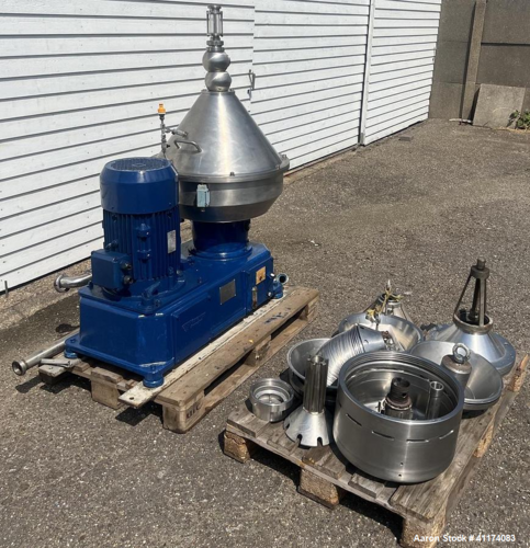 Veronesi #AF-1300-SFD-12250-FWP, Desludger Disc Centrifuge, Stainless Steel, 6900 L/H, 22.5 HP, 380 V., 3 - Image 2