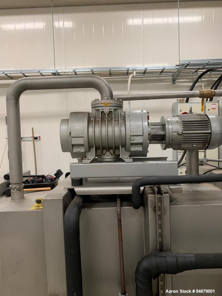 Parker Freeze Dry #5-945-135, Production Freeze Dryer, 2,700 L chamber, 453 kg ice condenser, (5) carts w/ 27 - Image 4