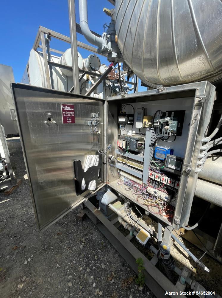 180 Ton, PHT, Ice Builder, Stainless Steel, (4) ice banks, (36) ice plates, Nikkiso HQ23C-B2 ammonia pump - Image 6