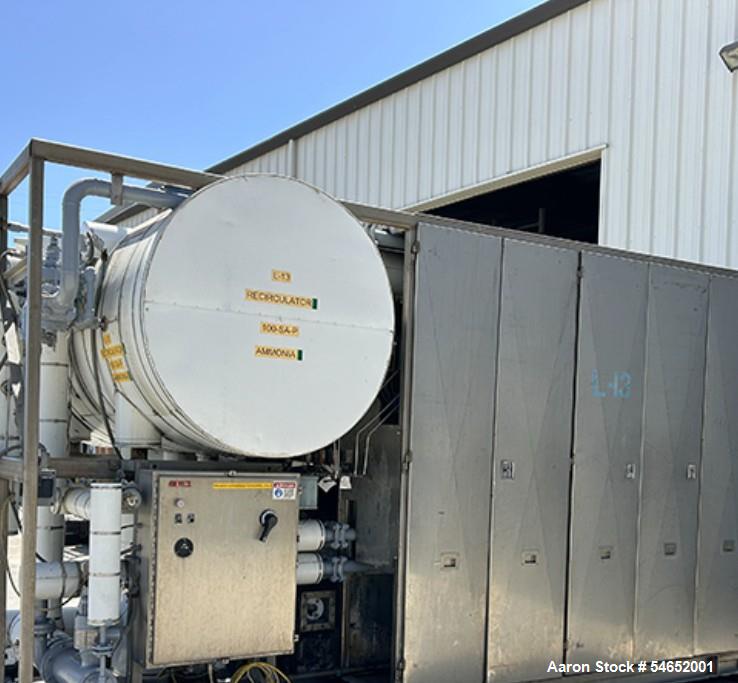 180 Ton, PHT, Ice Generator, Stainless Steel, (4) ice banks, (36) ice plates, Nikkiso HQ23C-B2 ammonia pump - Image 5