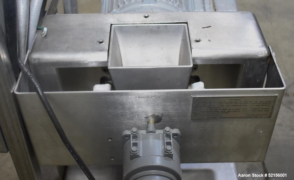 Urschel Comitrol #3600, Processor, Stainless Steel, 7" diameter x 3" deep cutting head, 10 HP w/ brake, feed - Image 9