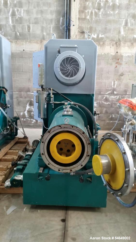 Netzsch #LME-100-K, Horizontal Agitated Bead Mill, jacketed grinding chamber, product feed pump, new, 2010 (2 - Image 2