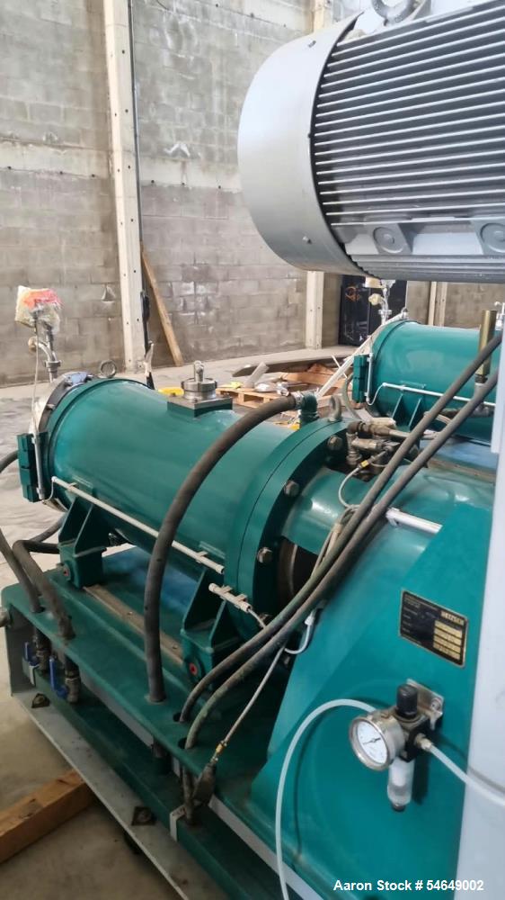 Netzsch #LME-100-K, Horizontal Agitated Bead Mill, jacketed grinding chamber, product feed pump, new, 2010 (2 - Image 3