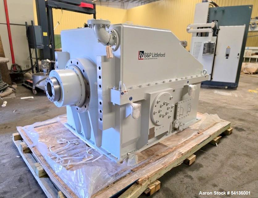 B & P Littleford #60/6, Gimbal Drive Unit, for Ko-Kneader, 15 HP, 1800 RPM, lube unit, additional boxes of - Image 8
