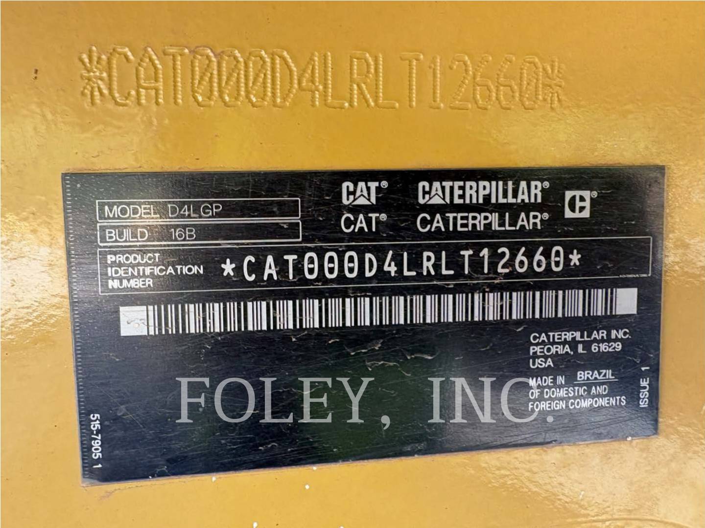 Caterpillar D4-16VP, 893 hours, S/N: RLT12660, 2025 - Image 6