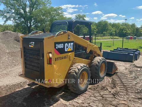 Cat 246D, Skid Steer Loader, 1225 hours, S/N: BYF04467, 2018 - Image 3