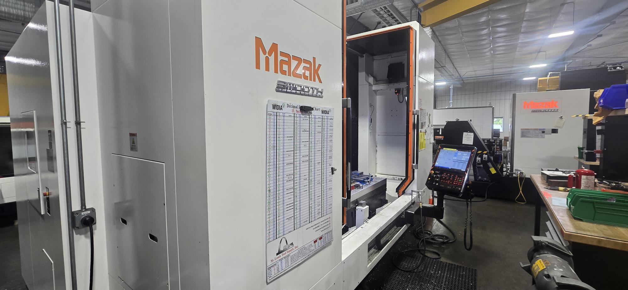 Mazak #VTC-300C, CNC vertical machining center, 4-axis, 24 automatic tool changer, 65.3" X, 30" Y, 26" Z - Image 1