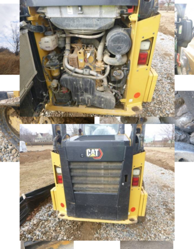 Caterpillar #259D3, Compact Track Loader, 121.1" max. lift height, 73.2 HP Cat C3.3B DIT turbo engine, 8,945 - Image 4