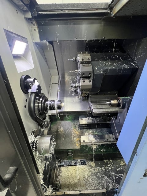Daewoo Doosan #Lynx-220A, CNC lathe, 20.1" swing, 12.6" diameter, 12.7" length, 1.8" bar, A2-5, 12 turret - Image 3