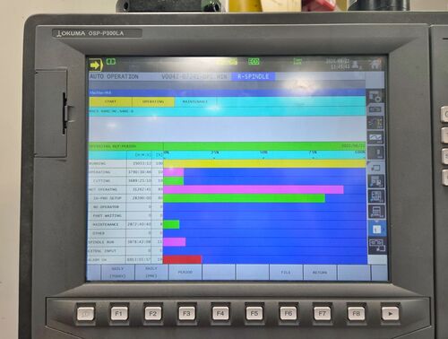 Okuma #2SP-V760EX, twin spindle CNC vertical lathe, 31.5" swing, 29.92" diameter, (2) 18" chucks, (2) 12 - Image 5