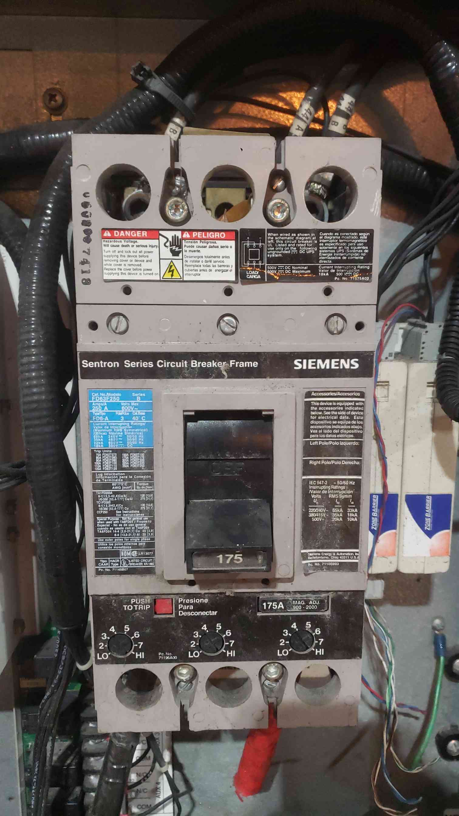 35 KW Generac #SG035, LP propane generator set, commercial standby, 120/240 Volts, 1 phase, 427 hours - Image 4