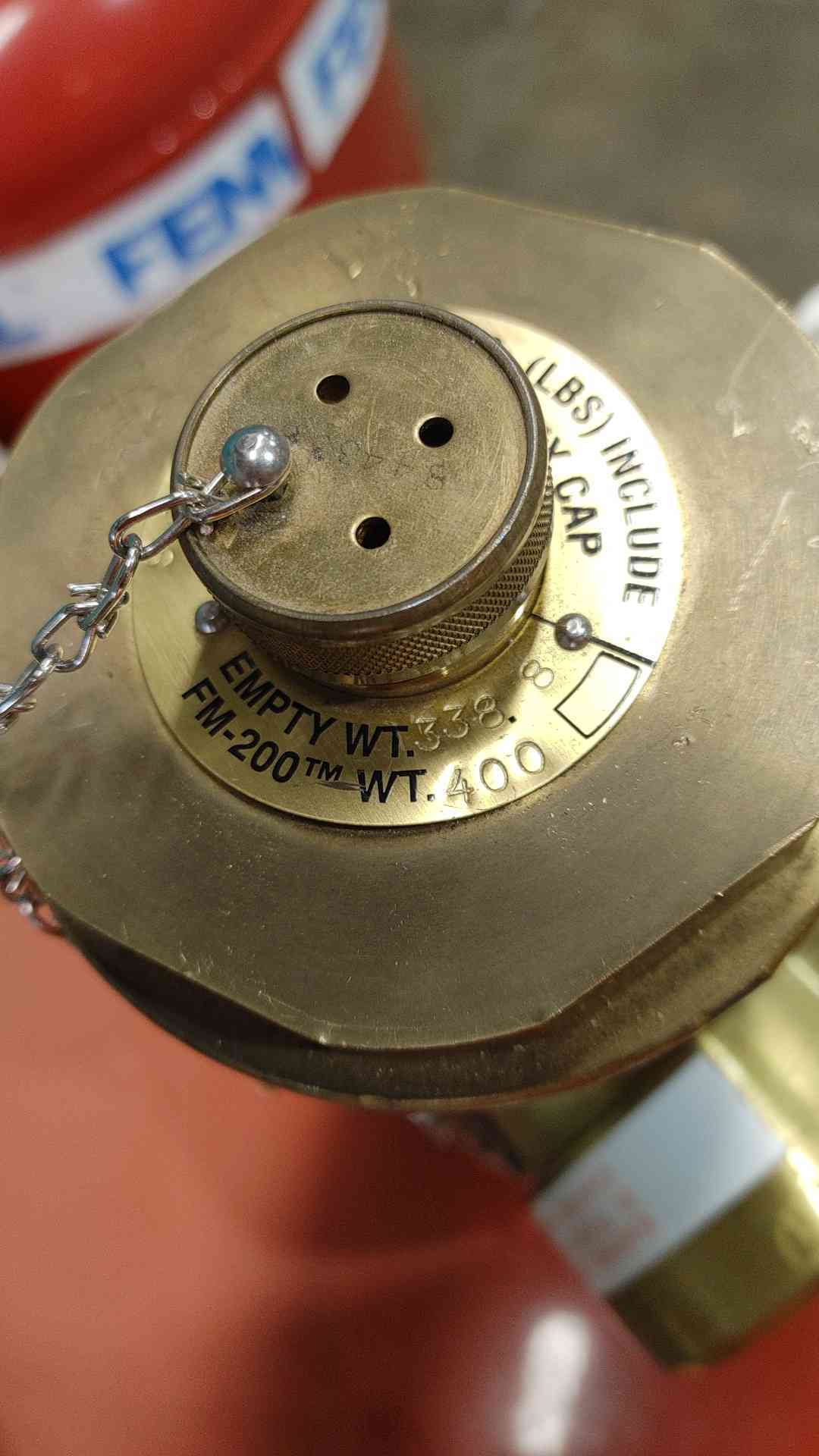 400 lbs. Fenwal, Fire Suppression System, FM-200 Agent (2 available) - Image 4
