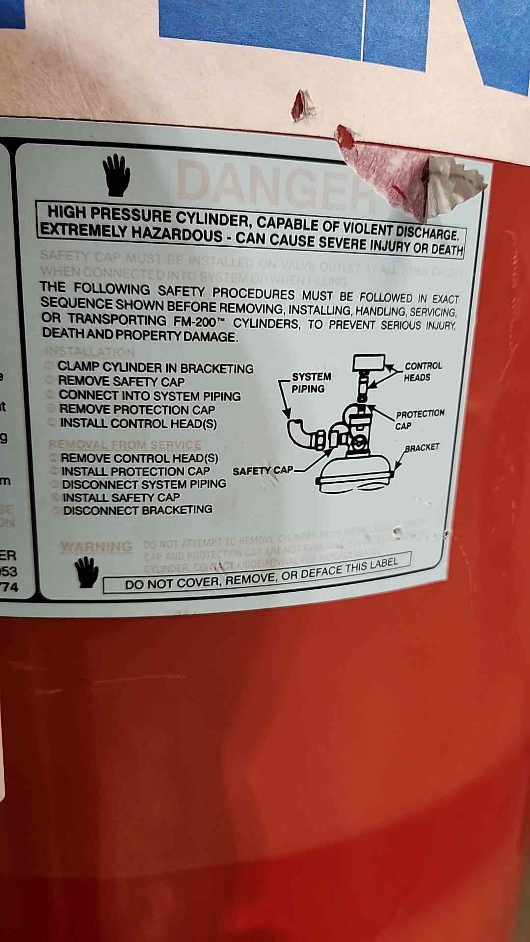 226 lbs. Fenwal, Fire Suppression System, FM-200 Agent - Image 4