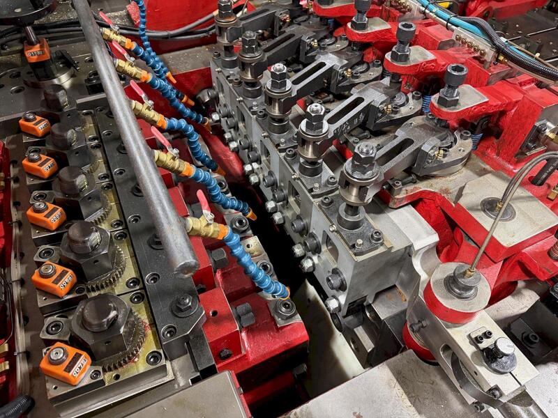 .8" x 7.5" Chun Zu #CBP-165S, 5-Die Bolt Former, 220,000 kgf forging load, 5.08" die pitch, 95 PPM, 75 HP - Image 7
