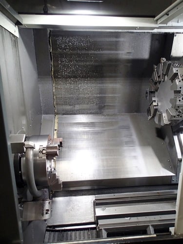 Haas #ST-35, CNC lathe, 21" swing, 32.5" centers, 12" chuck, 4" bar, A2-8, 3200 RPM, 40 HP, 12 station - Image 4