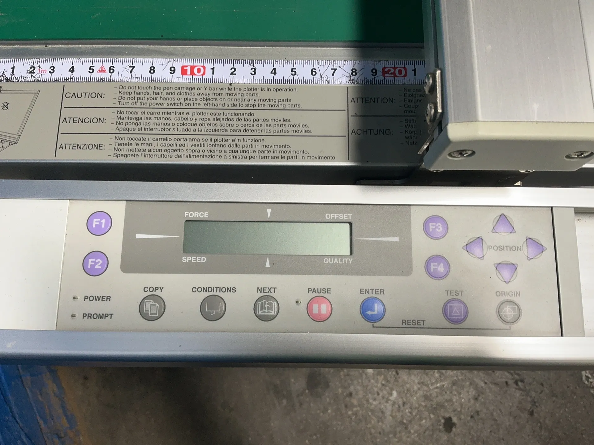 Graphtec #FC2250A-60VC, cutting plotter, 24" x 36" capacity, 1/50/60/100/120 - Image 5