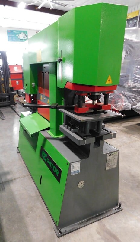 5" x 9/16" x 9/16" Gator #Tiger-HKM85, dual operator hydraulic ironworker, 95 ton, punch holder, blades, 39" - Image 3