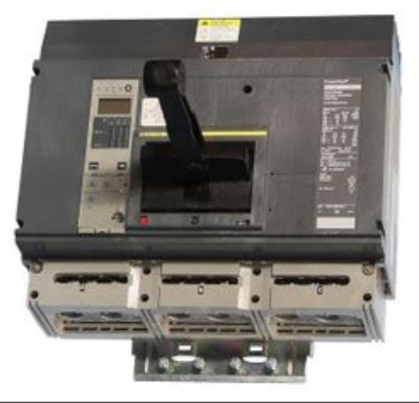 1200 Amps, Square D, RJA36120CU33A, PowerPacT R molded case circuit breaker, 3-pole, 600 Volts, MicroLogic - Image 2