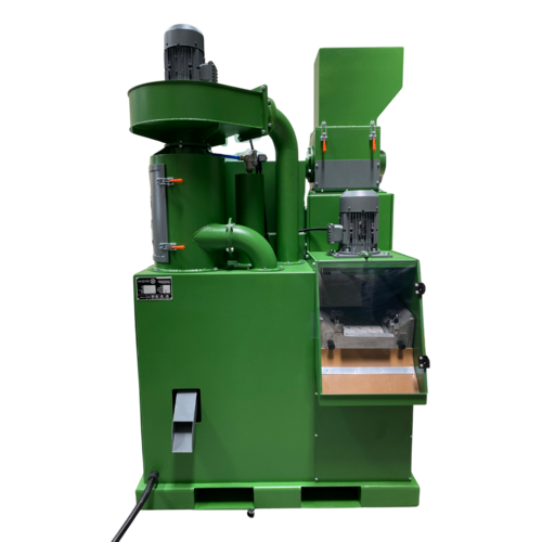 Mizar #CMT-A, Cable Recycling Machine, granulator w/turbo mill, 300 lb/hr., 19 HP total, 10.1 HP granulator - Image 2