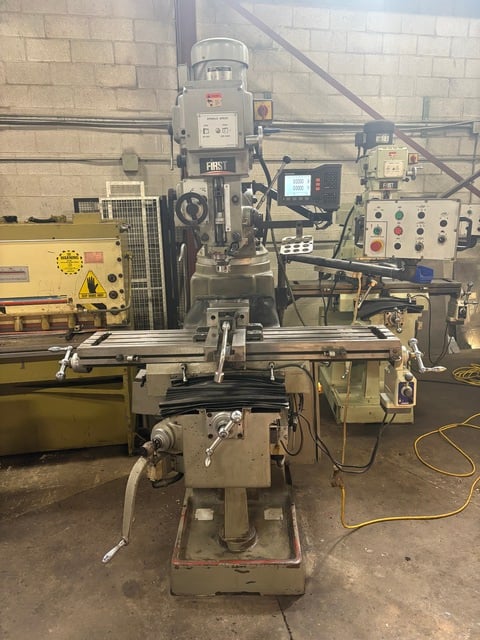 First #LC-185VSX-B, Vertical Milling Machine, 35" X, 16.75" Y, 15.3" knee, 10" x 50" table, 5 HP, 60-4500 - Image 1