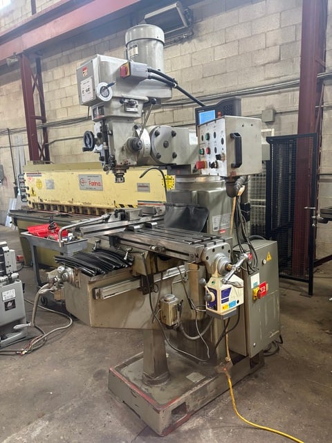 First #LC-185VSX-B, Vertical Milling Machine, 35" X, 16.75" Y, 15.3" knee, 10" x 50" table, 5 HP, 60-4500 - Image 3