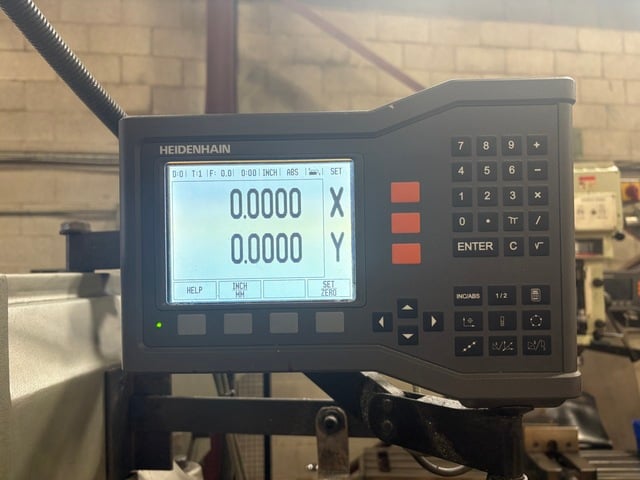 First #LC-185VSX-B, Vertical Milling Machine, 35" X, 16.75" Y, 15.3" knee, 10" x 50" table, 5 HP, 60-4500 - Image 8