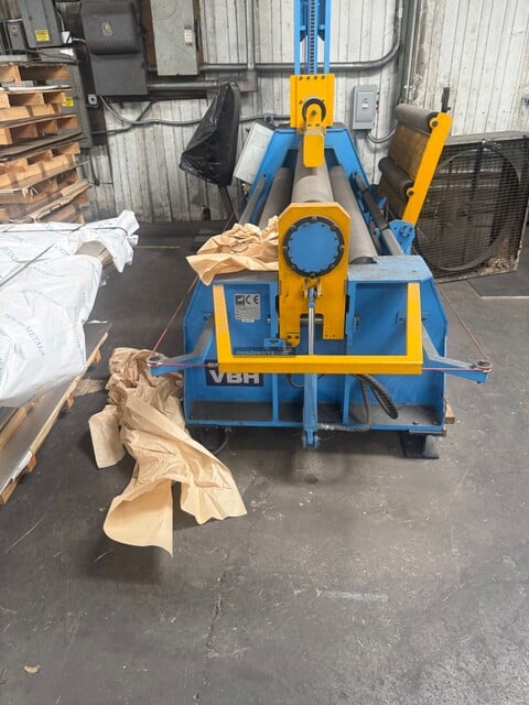 Parmigiani #VBH-8-210, 4-Roll Plate Bending Machine, touchscreen control, side support, 480 V., 3PH - Image 2