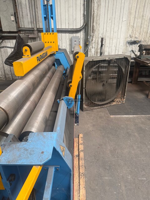 Parmigiani #VBH-8-210, 4-Roll Plate Bending Machine, touchscreen control, side support, 480 V., 3PH - Image 3