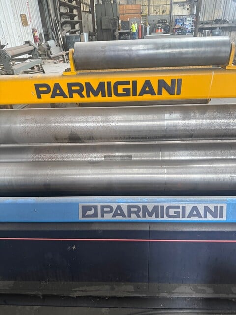 Parmigiani #VBH-8-210, 4-Roll Plate Bending Machine, touchscreen control, side support, 480 V., 3PH - Image 4