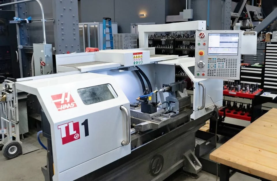 Haas #TL-1, CNC Lathe, 20" swing, 30" machining length, 16" turning diameter, 8" chuck, 12 HP, 2000 RPM - Image 1