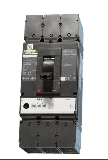 400 Amps, Square D, LGL36400U31X, PowerPacT L molded case circuit breaker, 3-pole, 600 Volts, MicroLogic 3.3 - Image 2