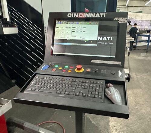 60 Ton, Cincinnati #Autoform-60AF-Plus-4, CNC press brake, 6' overall, 48" between housing, 11" stroke, 20" - Image 5