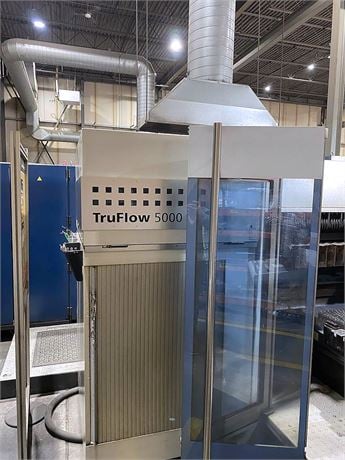 Trumpf #TruLaser-3030, CNC CO2 laser, 5000 watt, 120" X, 60" Y, 4.5" Z, 1" mild steel capacity, dual shuttle - Image 9