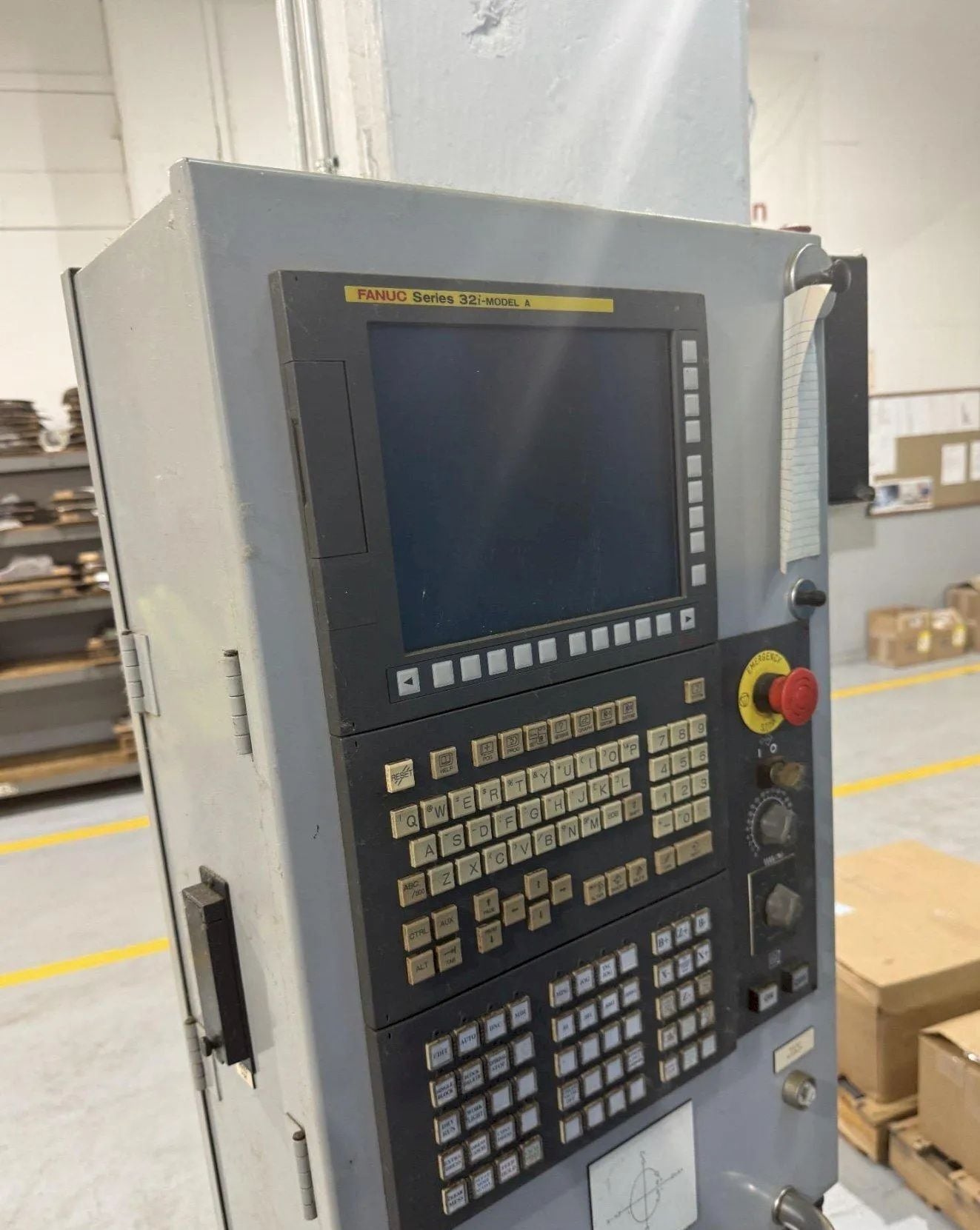 Campbell #750-36-36-36/42, CNC vertical grinder, Fanuc 31iA, coolant filtration unit, chiller, 2016 - Image 9