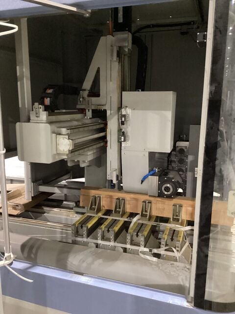 Haffner #MAC440-30+TA144, aluminum profile CNC machining & automatic cutting cell, new, 2021 - Image 4