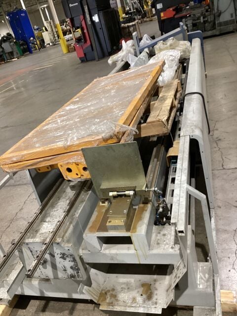 Haffner #MAC440-30+TA144, aluminum profile CNC machining & automatic cutting cell, new, 2021 - Image 6