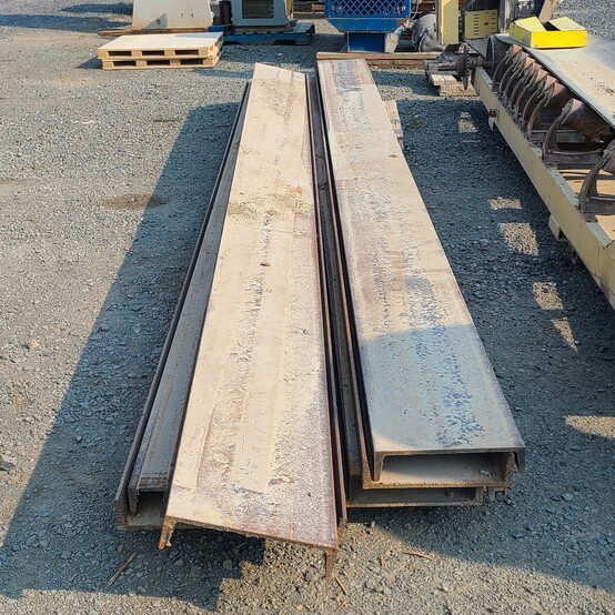 15" x 20' Steel Channel, 3-3/8" flange, 3/8" web thickness, (9 available) - Image 2