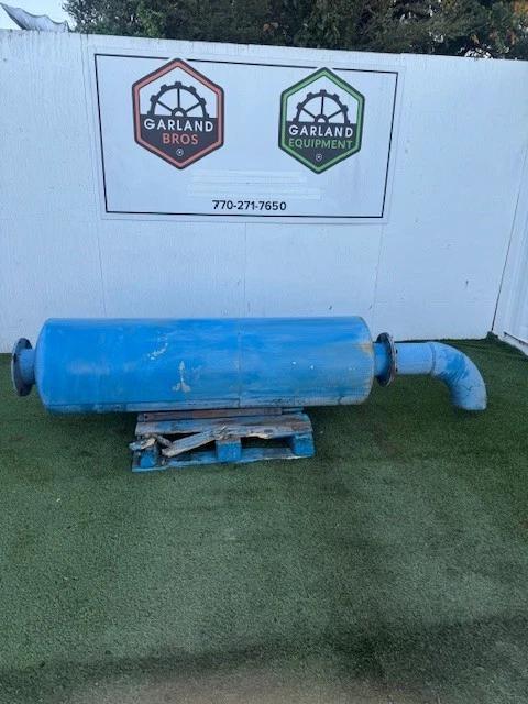 High Pressure Blower Silencer, 72" x 24", 150 gallon tank, 8" flange, 90&deg; elbow attachment - Image 1