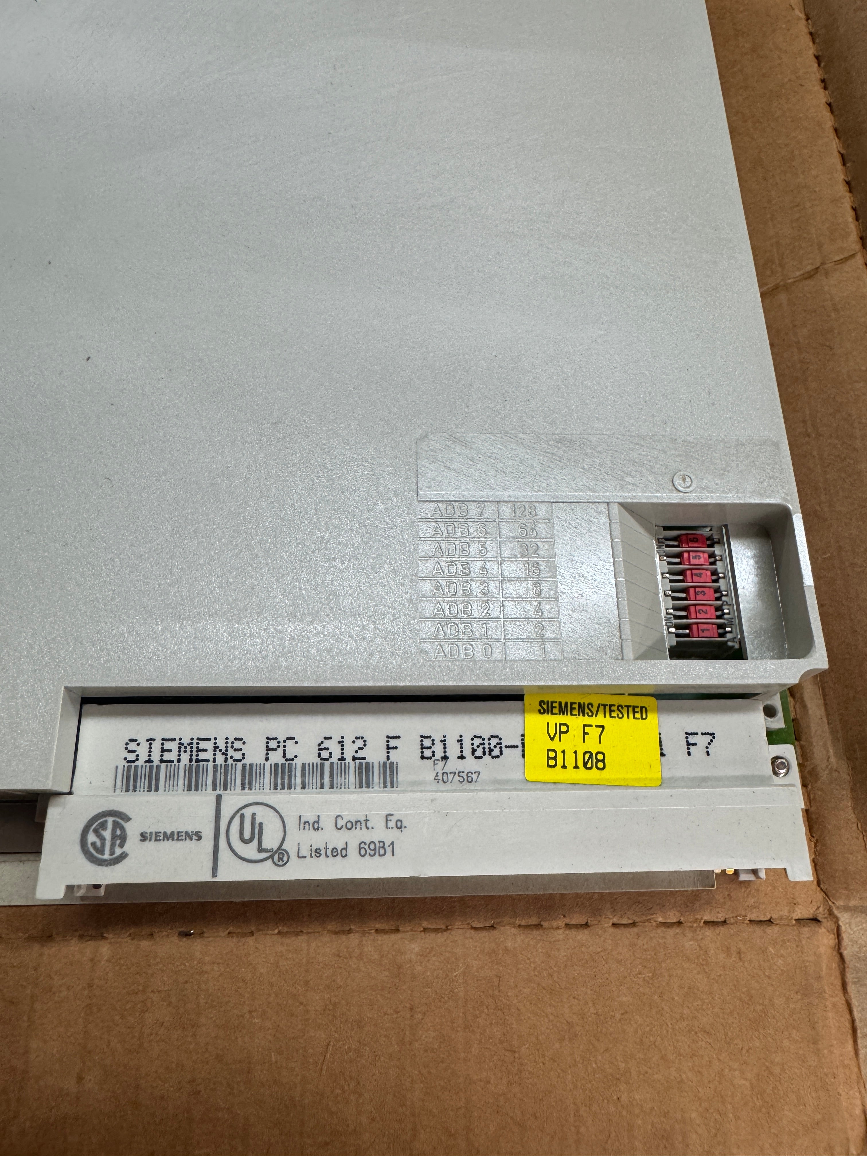 Siemens #6ES5441-4UA13, SIMATIC S5 Digital Output Module, Version 02, 24 Volts DC, UL/CSA, Appears Unused - Image 2