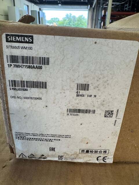 Siemens #7MH7158-0AA00, Zero Speed Motion Sensor / Alarm Switch, 115 Volts AC, SPDT Relay, 3-15/16" Sensing - Image 2