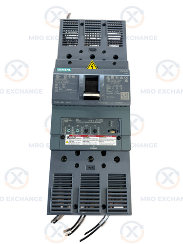 400 Amps, Siemens #3VA6340-6HN31-0AA0, Molded Case Circuit Breaker, 3 Pole, Frame 400H, ETU350 LSI Electronic - Image 1