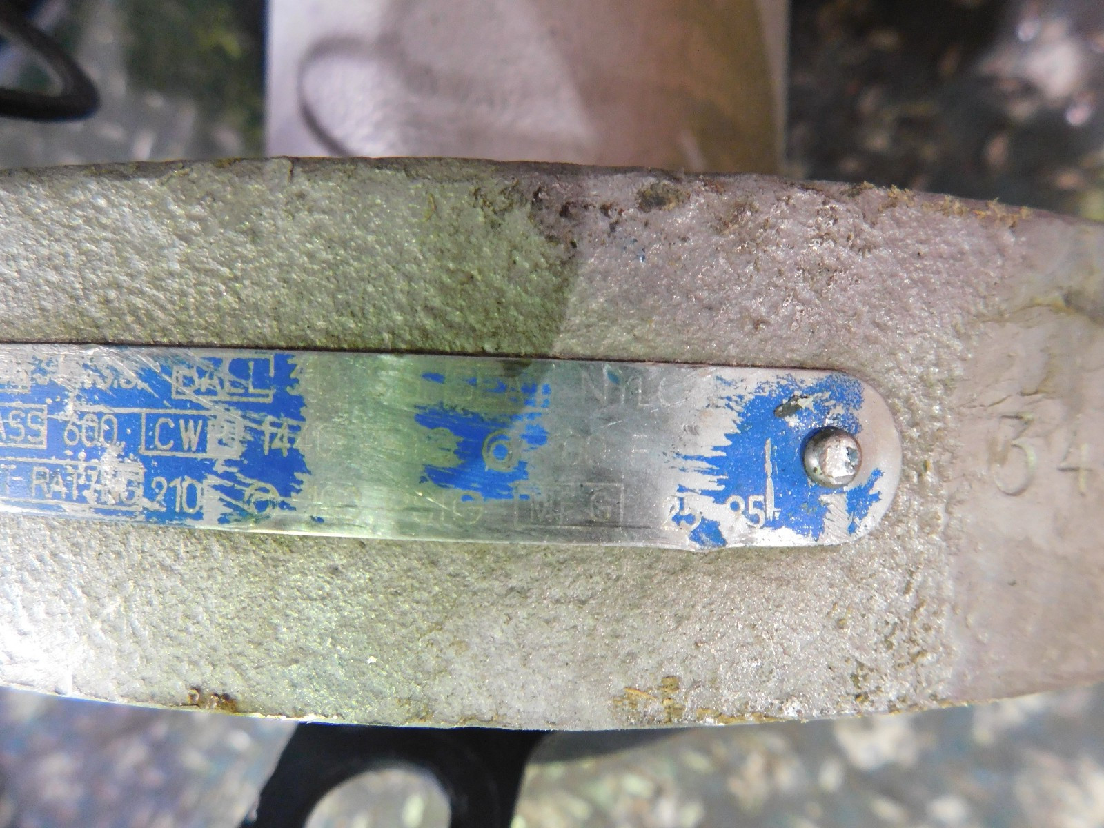 4" Nibco, Std Port Flanged Ball Valve, 600#, CF8M 316SS, Fire Safe, F565-S6-N-66-FS, refurbished - Image 3